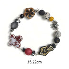 AC/DC Inspired Bracelet | Handmade Rock Band Beaded Bracelet | Hard Rock Fan Jewelry | Alternative Music Collector Gift(AYY003)