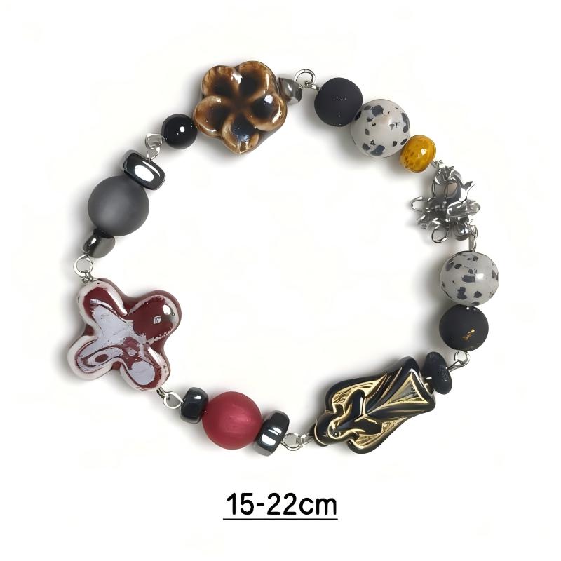 AC/DC Inspired Bracelet | Handmade Rock Band Beaded Bracelet | Hard Rock Fan Jewelry | Alternative Music Collector Gift(AYY003)