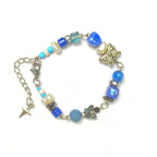 Tired of Problems Inspired Bracelet | Blue Butterfly Heart Bracelet | Dreamcore Aesthetic Jewelry | Handmade Beaded Bracelet(BYY014)
