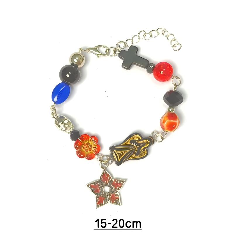 Ghost Impera Inspired Bracelet | Handmade Gothic Punk Bracelet | Dark Rock Beaded Jewelry | Metal Music Fan Gift(BYY002)
