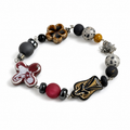 AC/DC Inspired Bracelet | Handmade Rock Band Beaded Bracelet | Hard Rock Fan Jewelry | Alternative Music Collector Gift(AYY003)