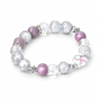 Wrap Me In Plastic Inspired Bracelet | CHROMANCE Inspired Jewelry | Y2K Pastel Bracelet | Handmade Heart Beaded Bracelet(BYY010)