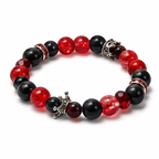 That’s What I Like Inspired Bracelet | Red Black Crown Bracelet | Luxury Royal Aesthetic Jewelry | Handmade Beaded Bracelet(BYY015)