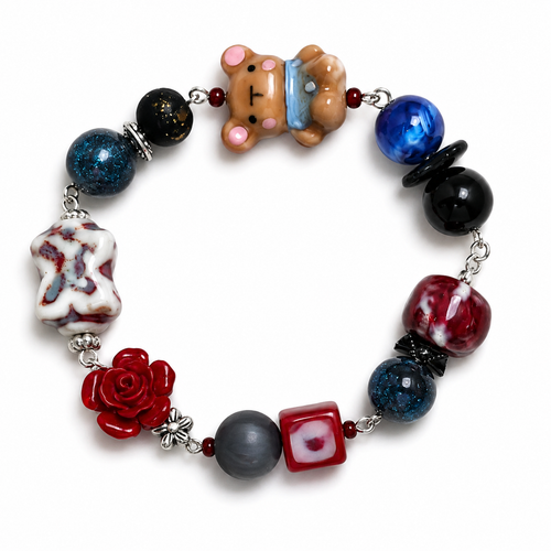 Avril Lavigne Inspired Bracelet | Handmade Punk Rock Beaded Bracelet | Avril Lavigne Album Fan Jewelry | Alternative Music Gift(AYY001)