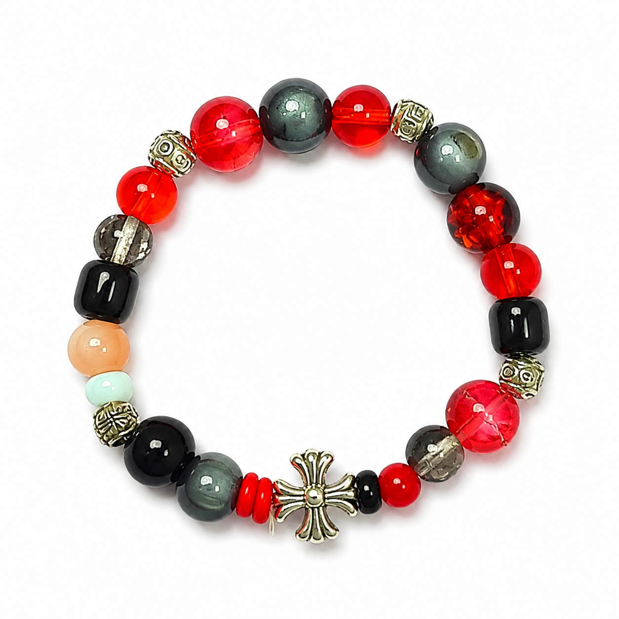 Walk Thru Fire Inspired Bracelet | Vicetone Handmade Bracelet | EDM Motivation Jewelry | Courage & Resilience Music Fan Gift(BYY008)