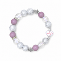 Wrap Me In Plastic Inspired Bracelet | CHROMANCE Inspired Jewelry | Y2K Pastel Bracelet | Handmade Heart Beaded Bracelet(BYY010)