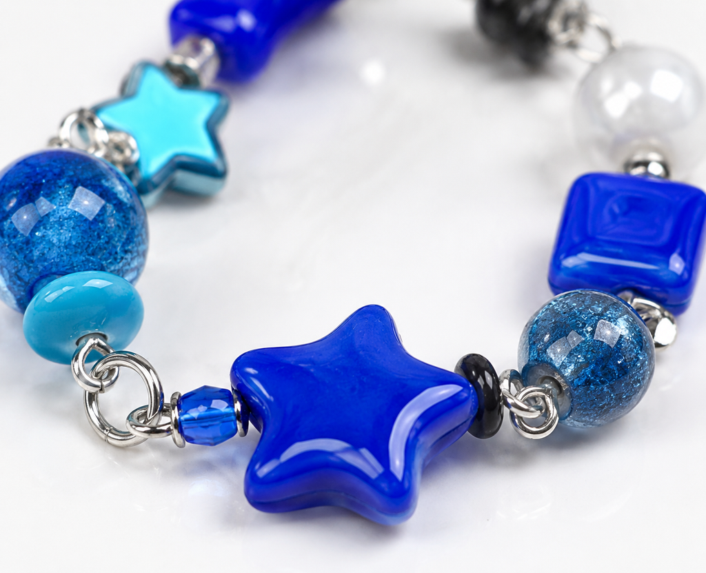 Coldplay Music of the Spheres Inspired Bracelet | Handmade Galaxy Star Bracelet | Cosmic Jewelry Gift | Space-Themed Fan Accessory(BYY007)