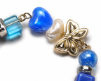 Tired of Problems Inspired Bracelet | Blue Butterfly Heart Bracelet | Dreamcore Aesthetic Jewelry | Handmade Beaded Bracelet(BYY014)