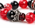 That’s What I Like Inspired Bracelet | Red Black Crown Bracelet | Luxury Royal Aesthetic Jewelry | Handmade Beaded Bracelet(BYY015)
