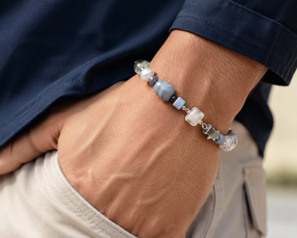 Past Lives Inspired Bracelet | Slushii Inspired Jewelry | Dreamy Celestial Bracelet | Handmade Memory Aesthetic Beaded Bracelet(BYY011)
