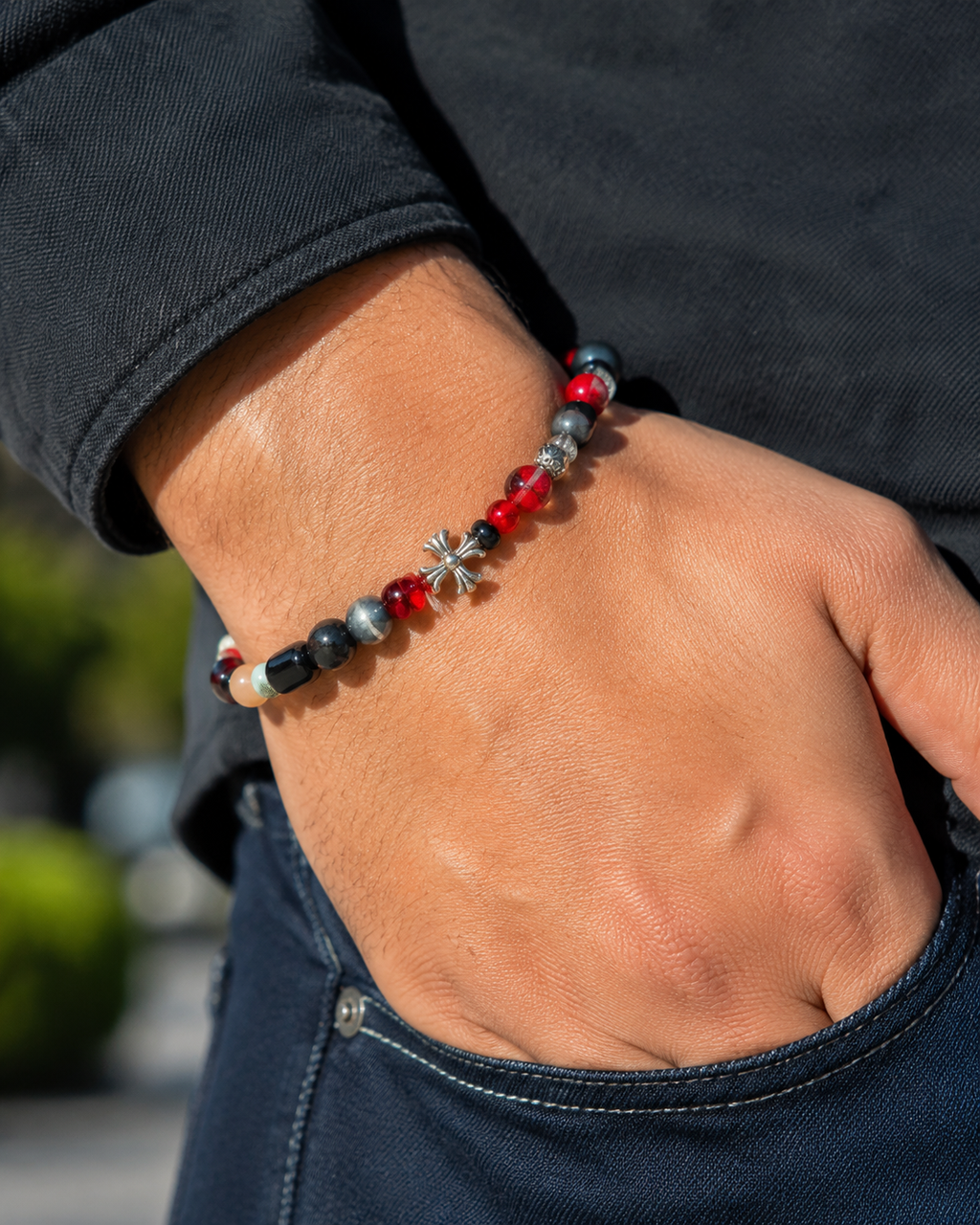 Walk Thru Fire Inspired Bracelet | Vicetone Handmade Bracelet | EDM Motivation Jewelry | Courage & Resilience Music Fan Gift(BYY008)