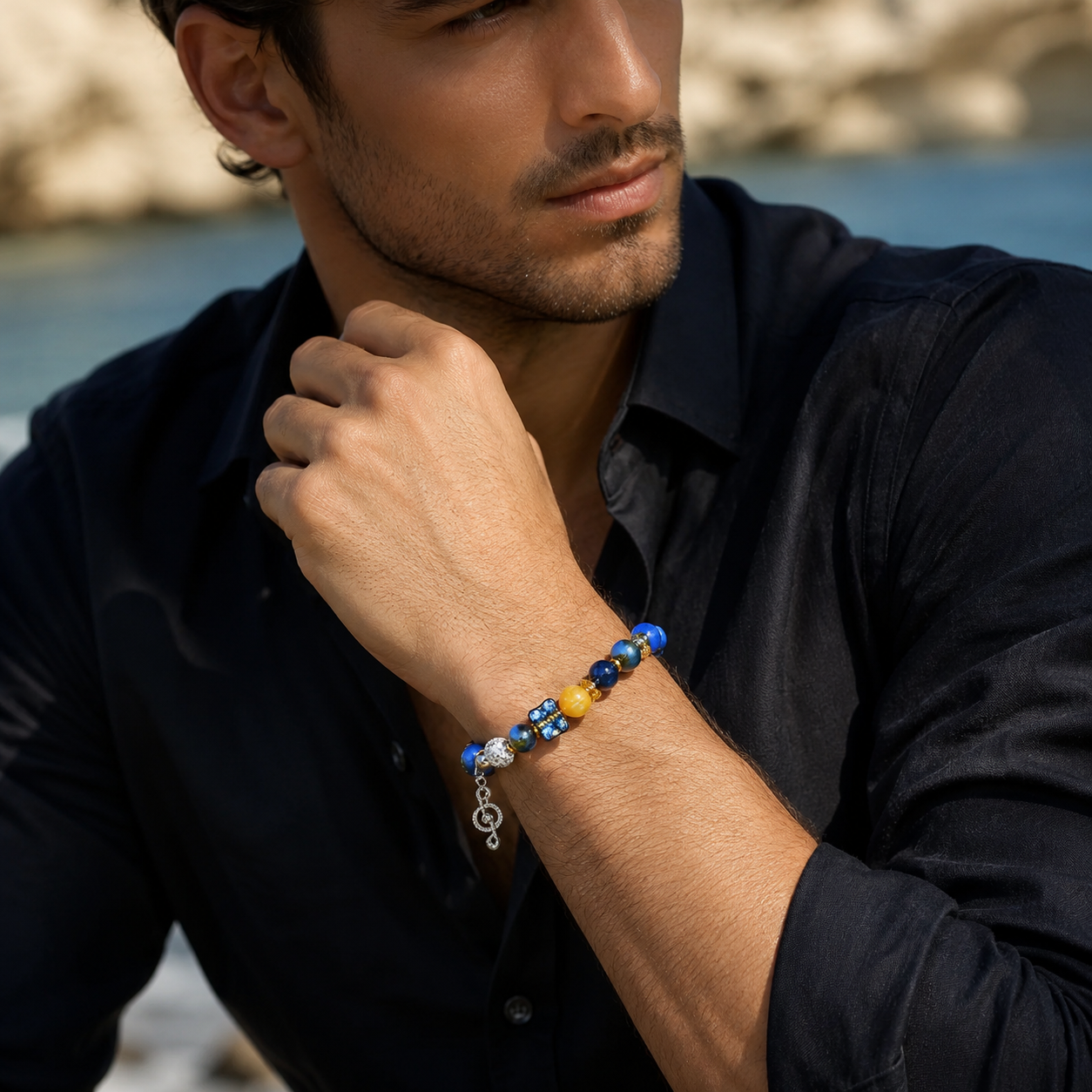1984 Grammy Tribute Bracelet – Handmade Music Jewelry Inspired by a Legendary Award Night(AMJ003)