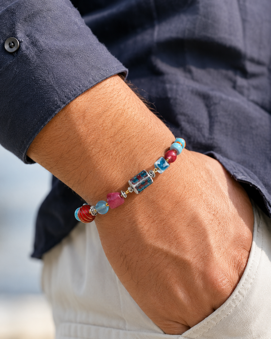 Imagine Dragons Wake Up Inspired Bracelet | Handmade Alternative Rock Beaded Bracelet | Music Fan Jewelry | Indie Rock Collector Gift(AYY004)