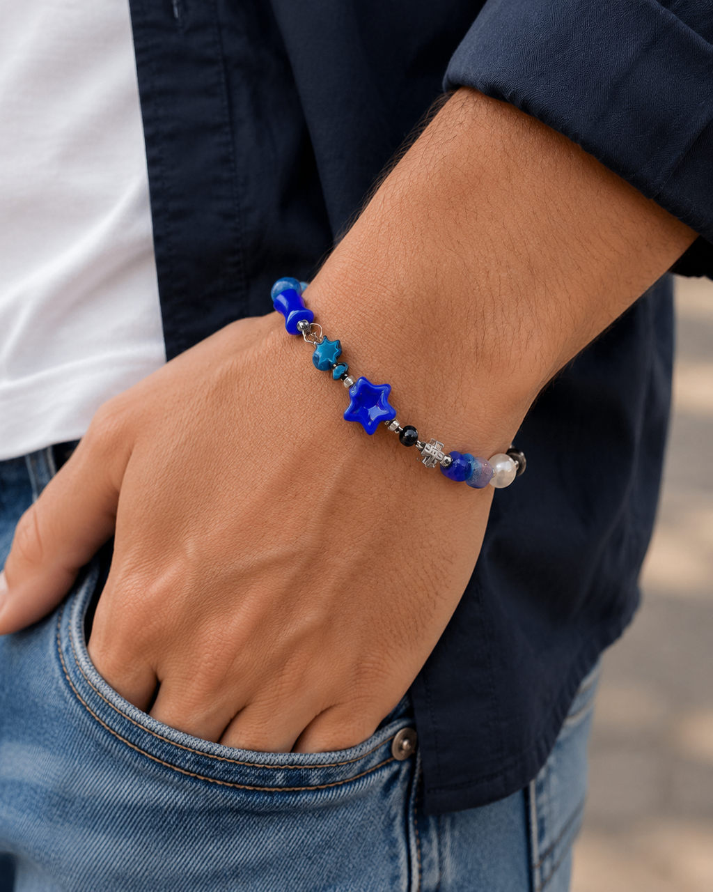 Coldplay Music of the Spheres Inspired Bracelet | Handmade Galaxy Star Bracelet | Cosmic Jewelry Gift | Space-Themed Fan Accessory(BYY007)