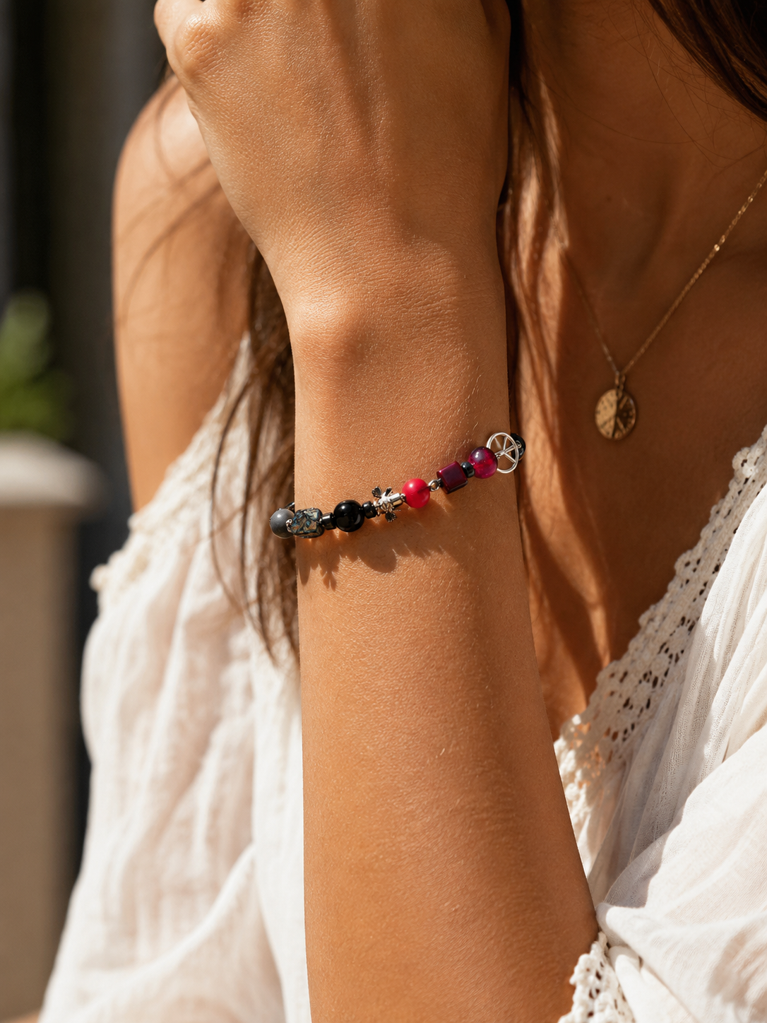 Michael Jackson HIStory Inspired Bracelet - Worn View