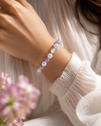 Wrap Me In Plastic Inspired Bracelet | CHROMANCE Inspired Jewelry | Y2K Pastel Bracelet | Handmade Heart Beaded Bracelet(BYY010)