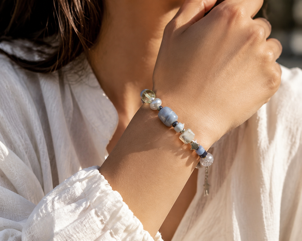 Past Lives Inspired Bracelet | Slushii Inspired Jewelry | Dreamy Celestial Bracelet | Handmade Memory Aesthetic Beaded Bracelet(BYY011)