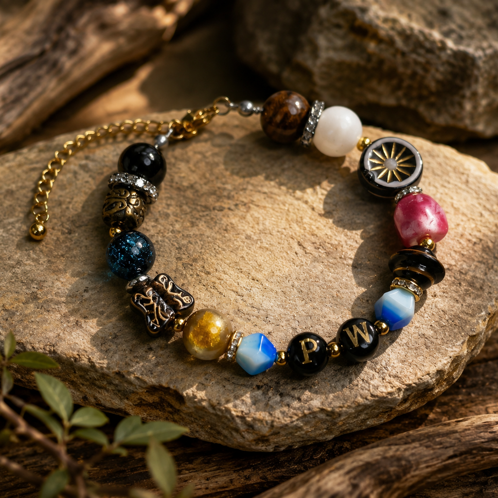 Michael Inspired Bracelet – Handmade Album Art Jewelry Inspired by the King of Pop Era（AMJ002）