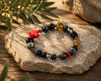 Die For You Inspired Bracelet | The Weeknd Inspired Jewelry | Dark Romance Bracelet | Handmade Gothic Red Cross Beaded Bracelet(BYY013)