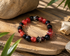 That’s What I Like Inspired Bracelet | Red Black Crown Bracelet | Luxury Royal Aesthetic Jewelry | Handmade Beaded Bracelet(BYY015)