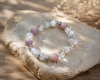 Wrap Me In Plastic Inspired Bracelet | CHROMANCE Inspired Jewelry | Y2K Pastel Bracelet | Handmade Heart Beaded Bracelet(BYY010)