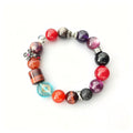 Black or White Multicolor Crystal Bracelet – MJ-Inspired Unity & Rock Handmade Jewelry | XIDU DIY
