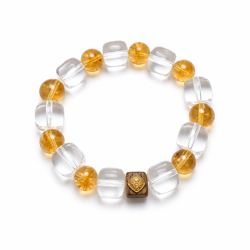 Prosperity Design Crystal Bracelet | XIDU DIY - Detail View